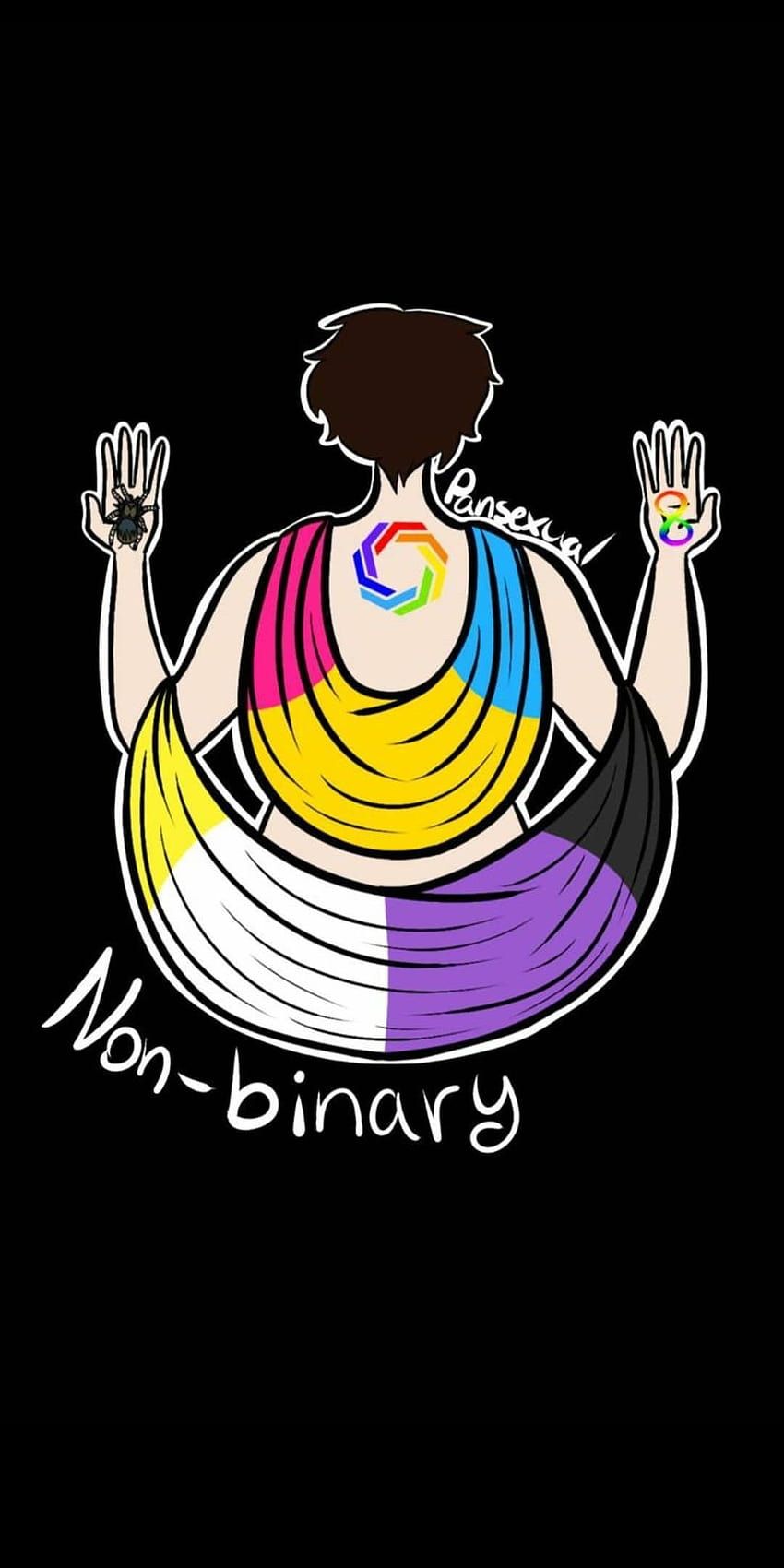 Pansexual pride, non binary pansexual HD phone wallpaper