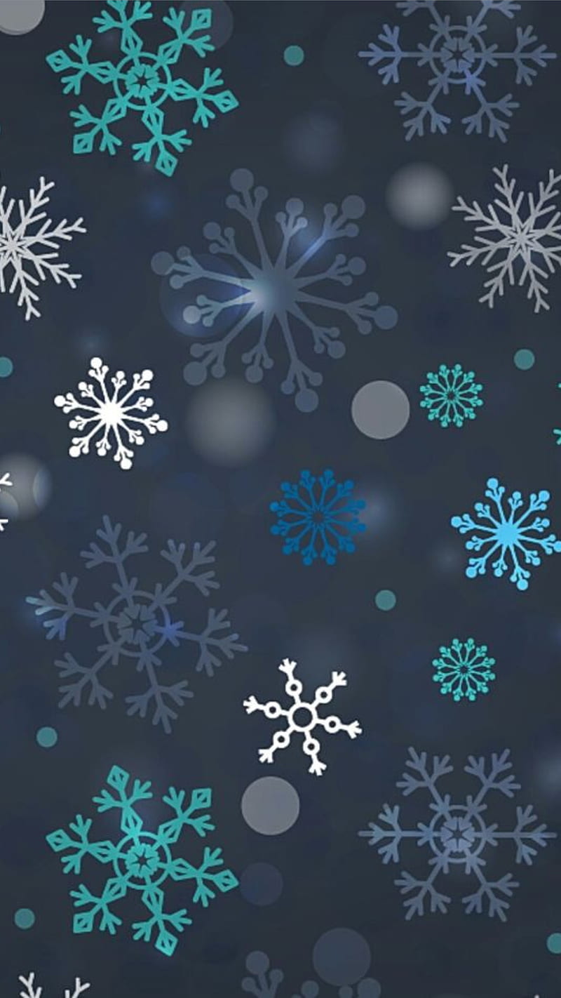 Snow Flakes, christmas, HD phone wallpaper