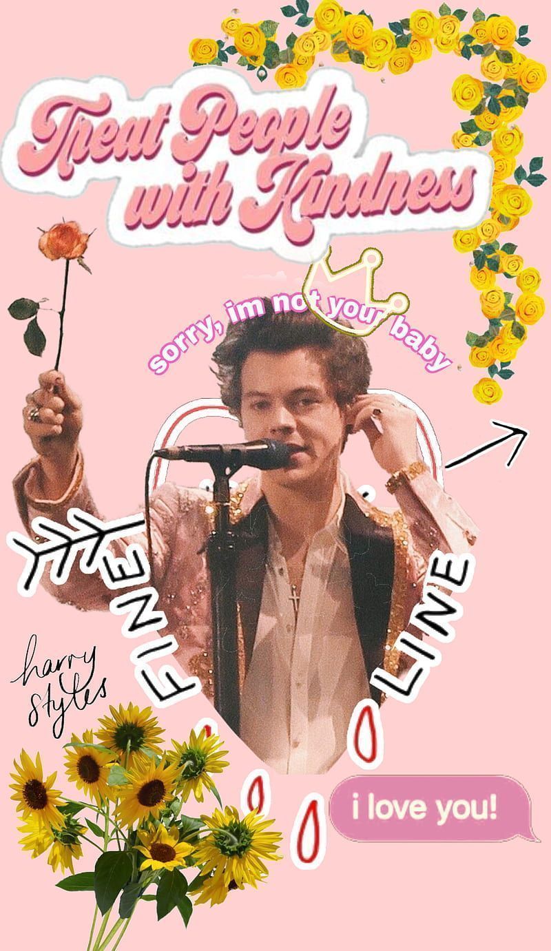 Harry Styles, aesthetic, fine line, sunflower, tpwk, HD phone wallpaper