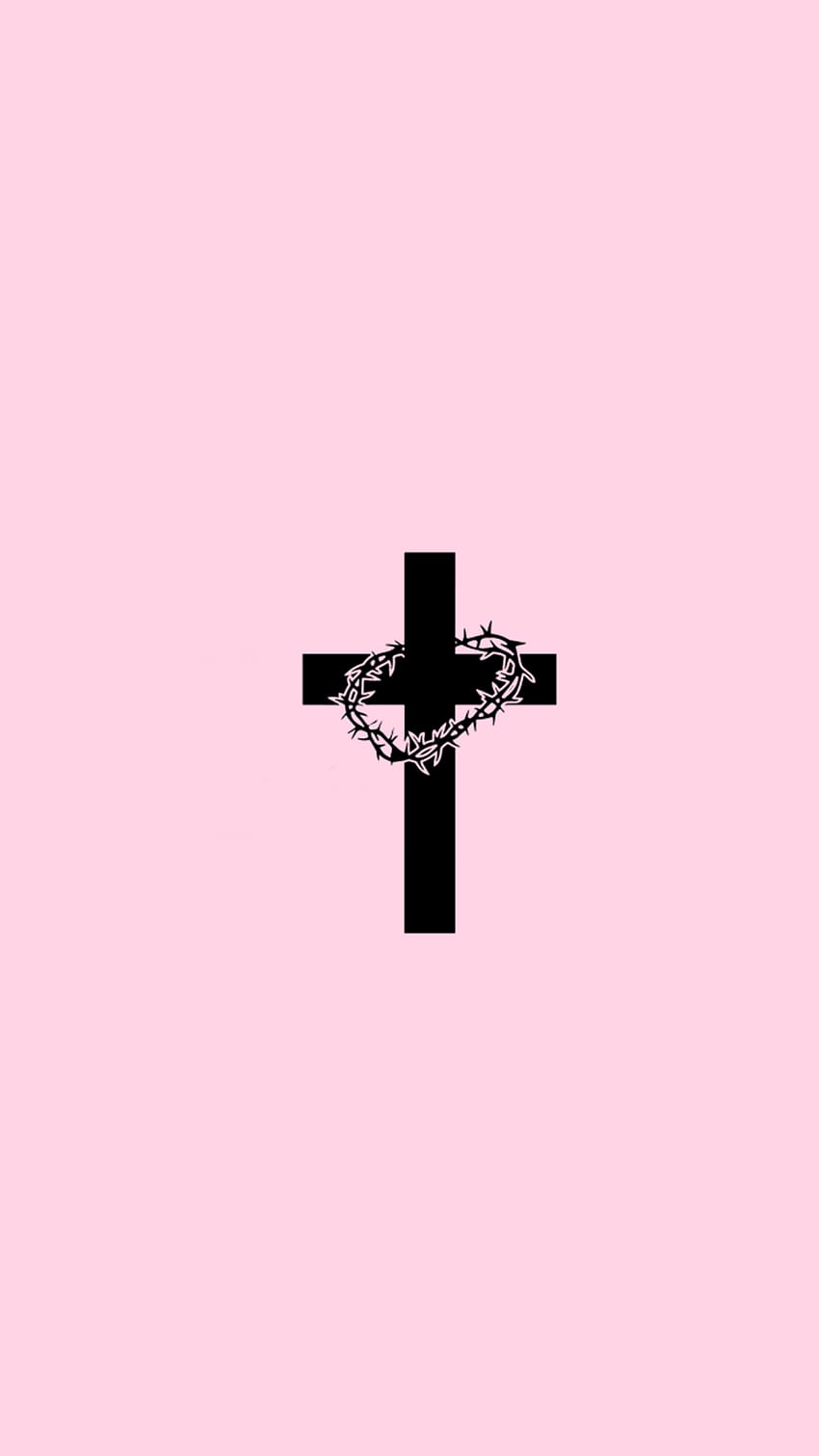 Cross with a crown of thorns - Cross