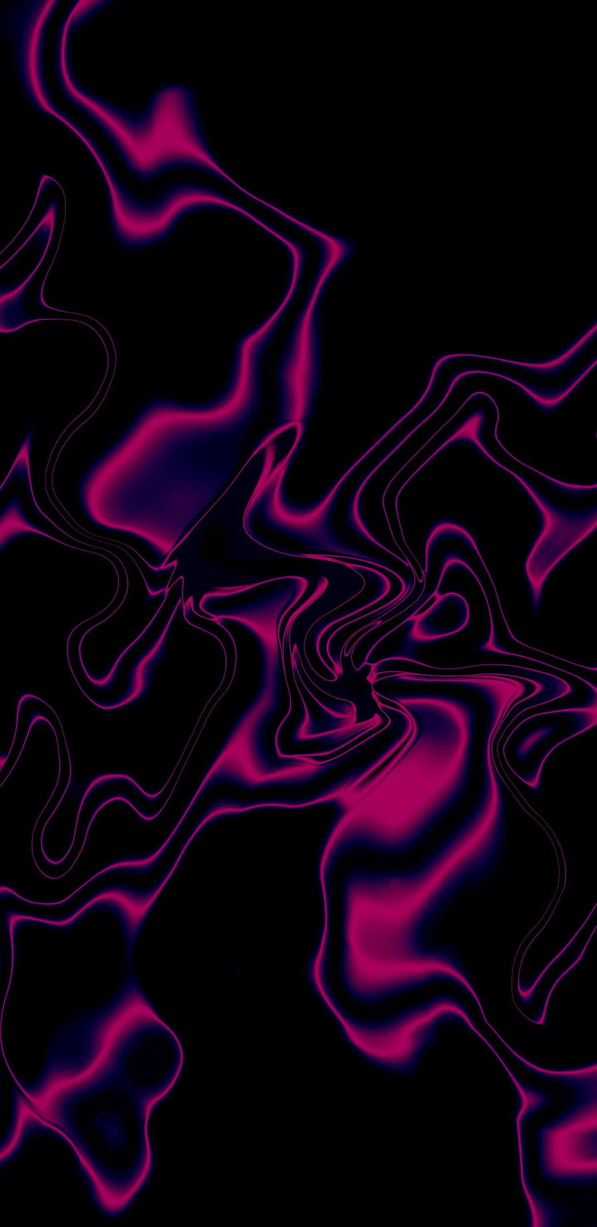 A purple and black abstract artwork - Trippy