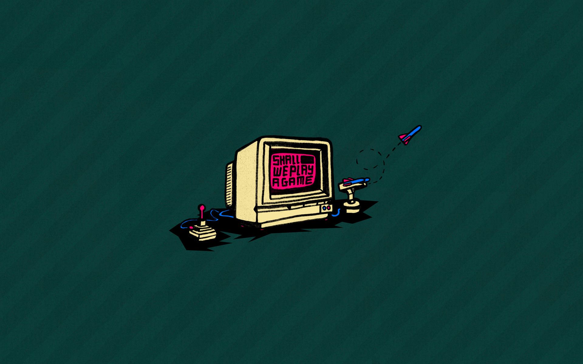 A cartoon image of a computer with the words 