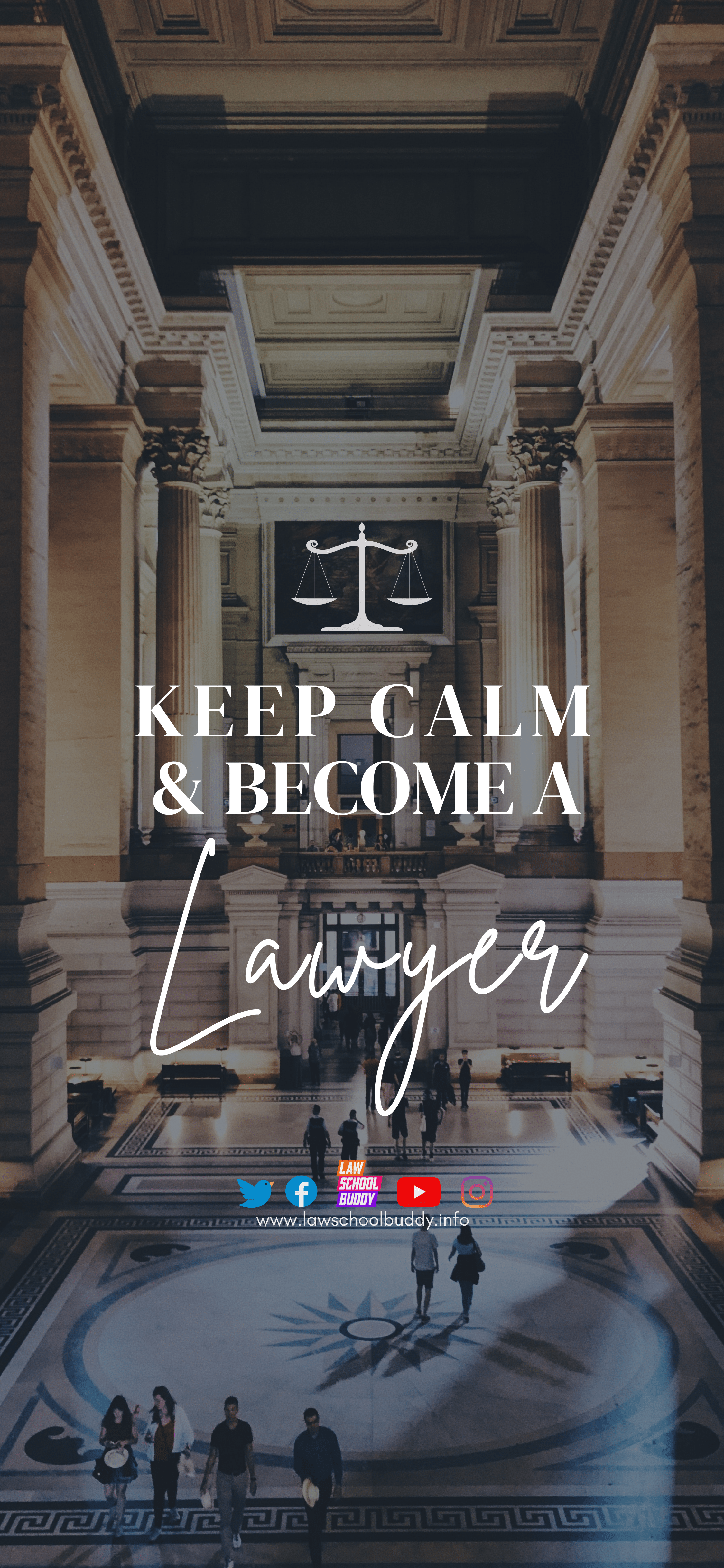 Keep calm and become a lawyer - School