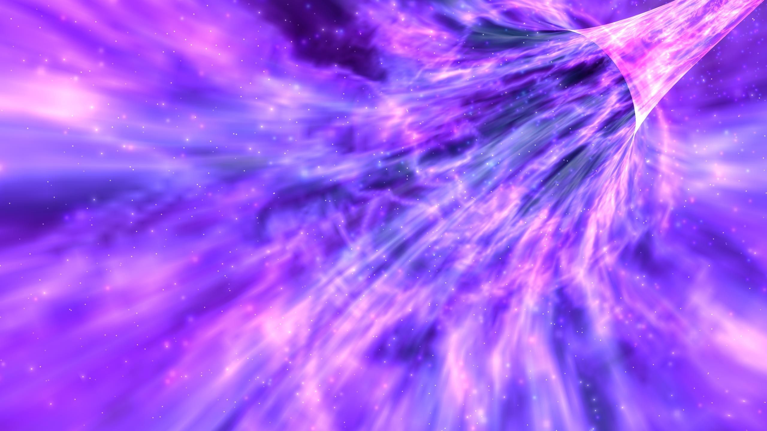 A purple explosion in space - 3D