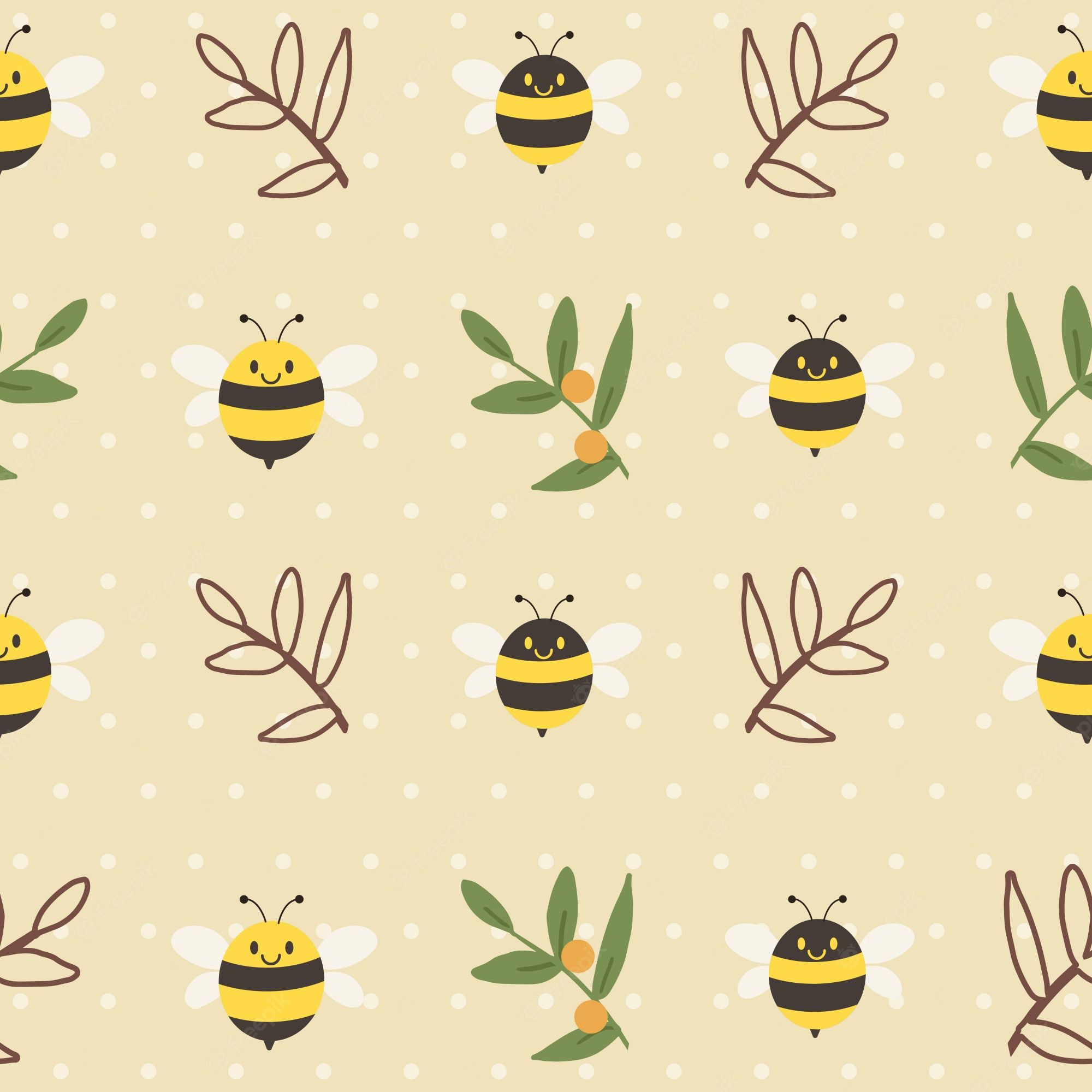 Bee wallpaper Vectors & Illustrations for Free Download