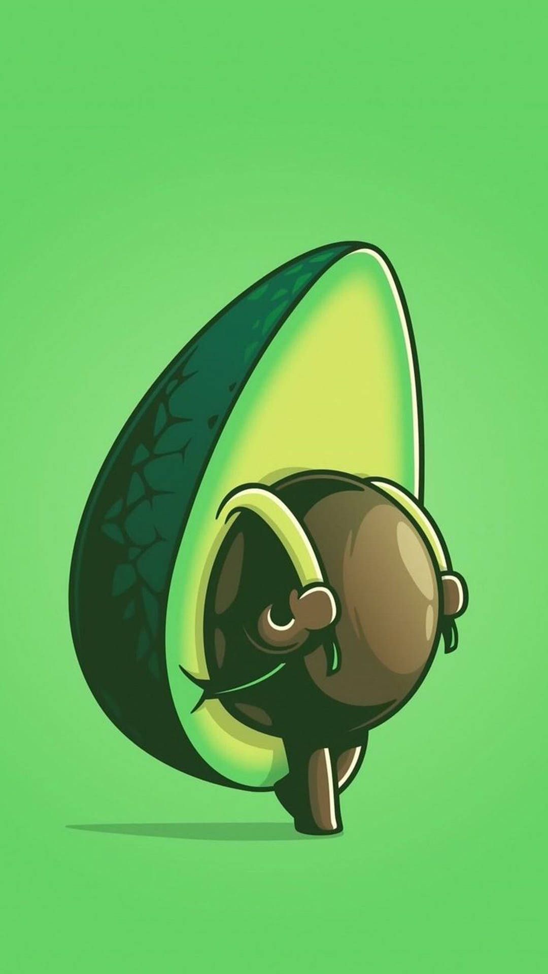 Download Cute Avocado Backpack Wallpaper