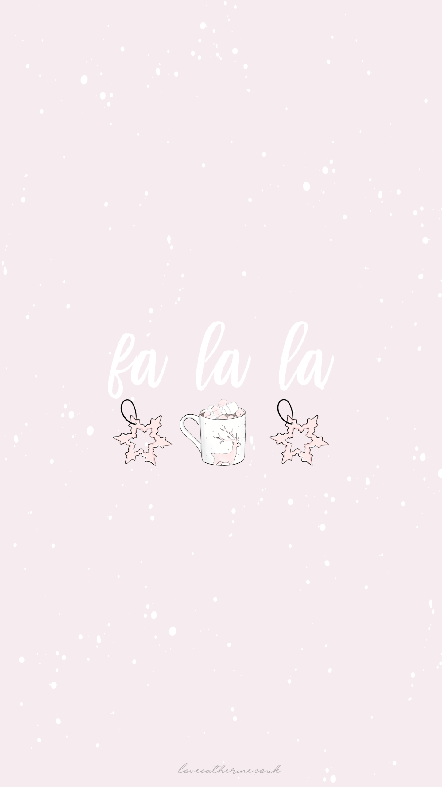 Free Cute & Girly Winter Phone Wallpaper