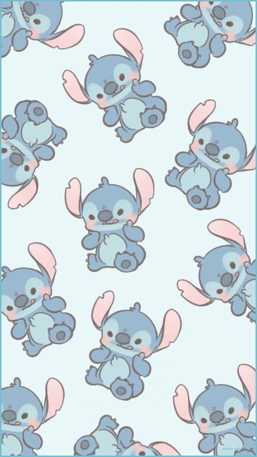 A pattern of stitchy and mickey mouse - Disney