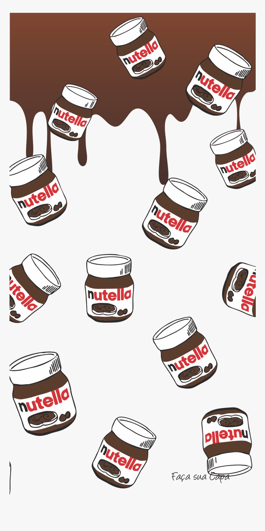 Nutella Cool iPhone Background, iPhone Wallpaper Food, Background, HD Png Download, Transparent Png Image