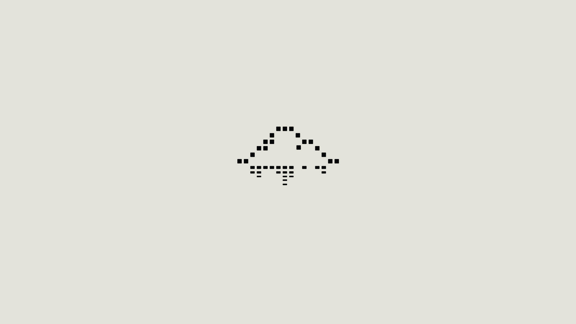 A triangle with dots on it - Minimalist