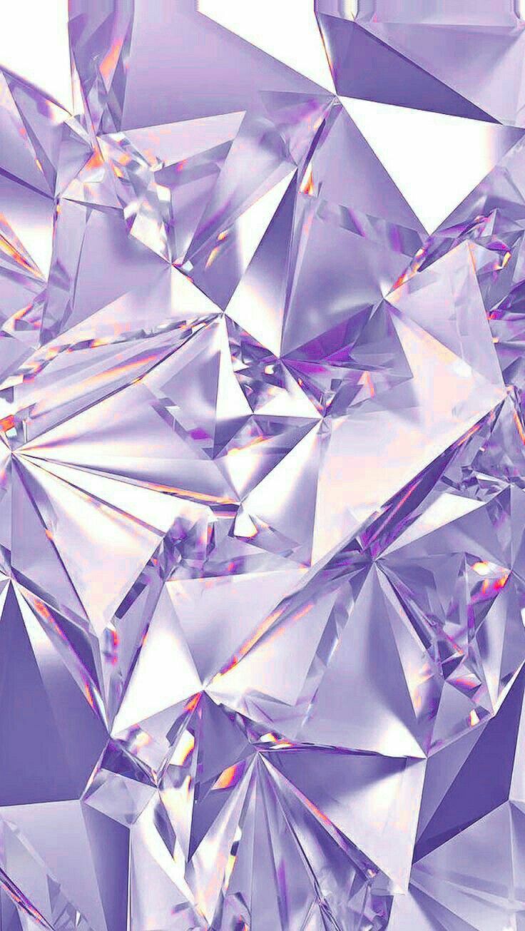 A purple diamond background with many different shapes - Diamond