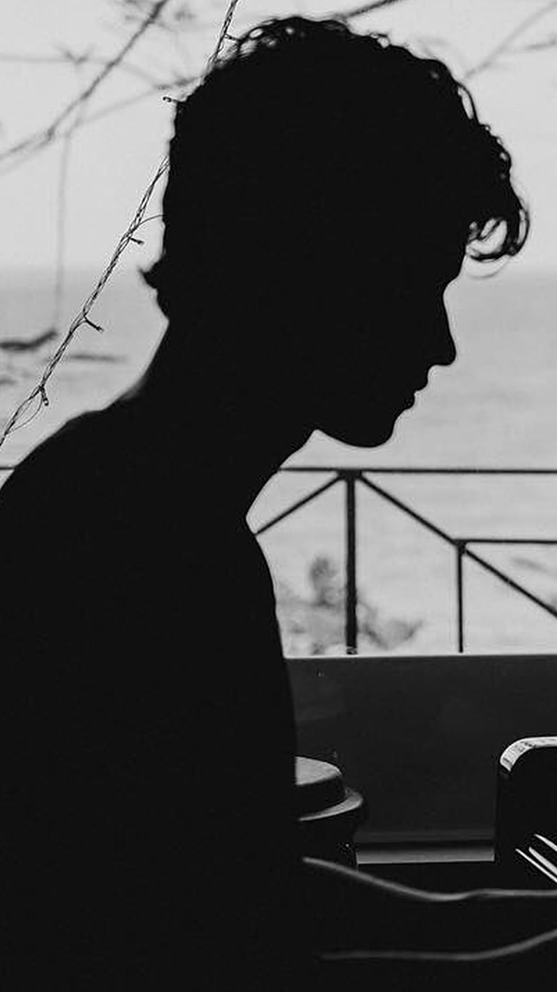 Shawn Mendes, black and white, HD phone wallpaper