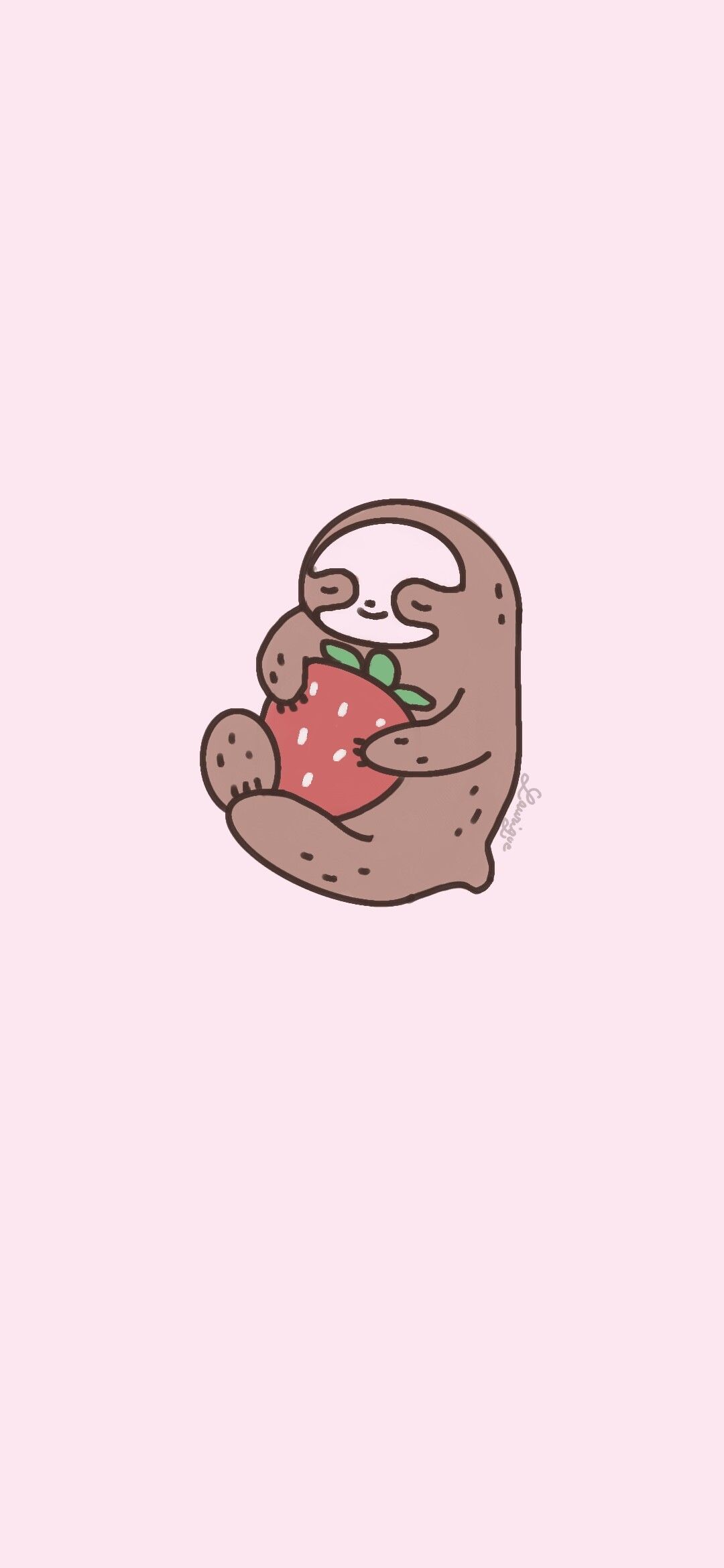 Strawberry sloth