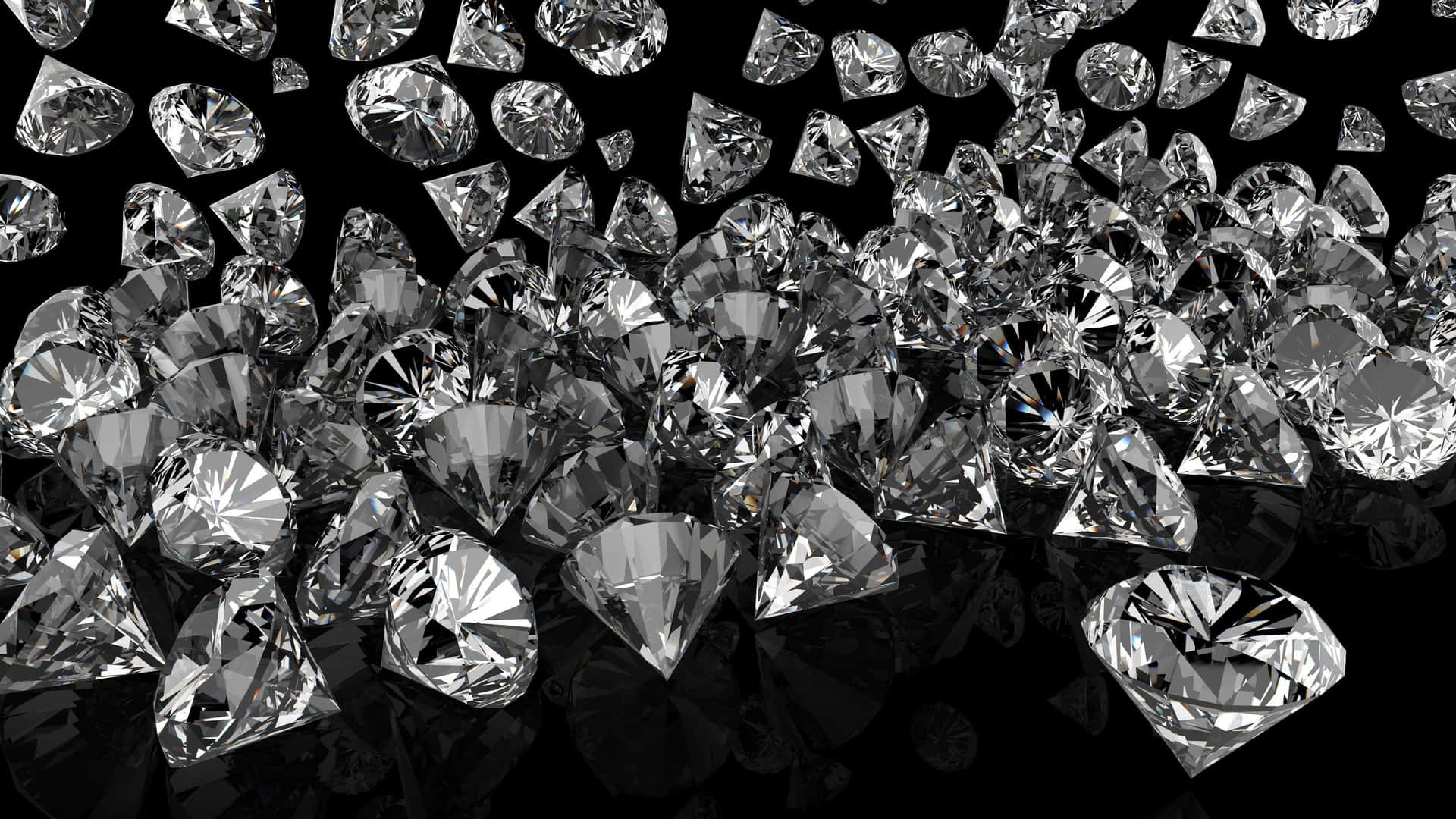 A large number of diamonds are scattered on the ground - Diamond