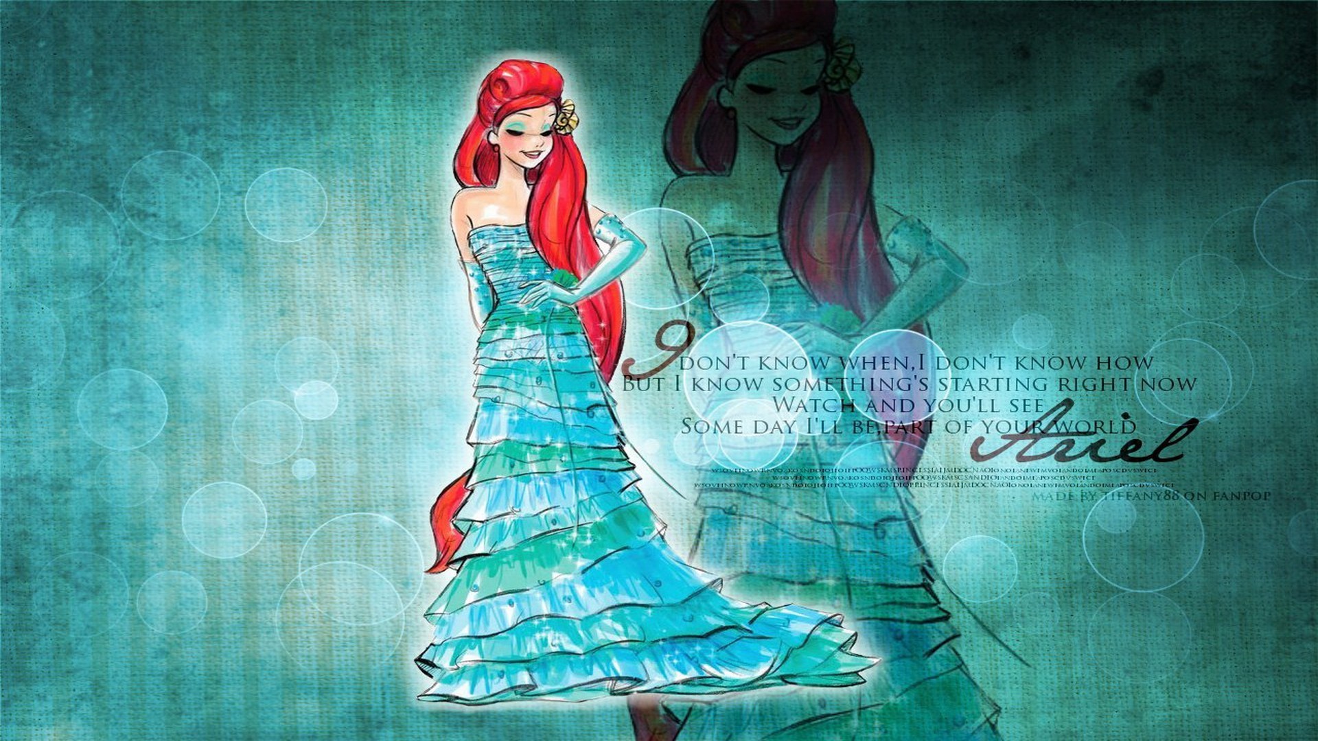 adult princess quotes wallpaper for desktop. Walt Disney Princess Ariel HD Wallpaper Walt Disney Princess