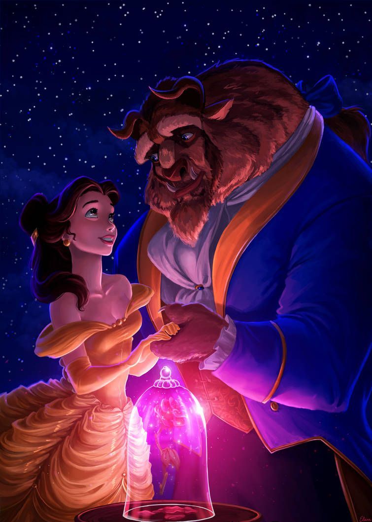 Aesthetic Beauty And The Beast Wallpaper