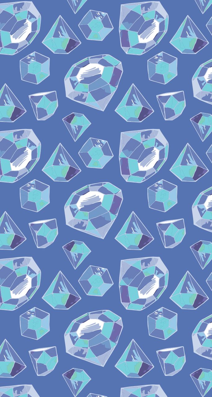 - blue and white diamond pattern - Diamond