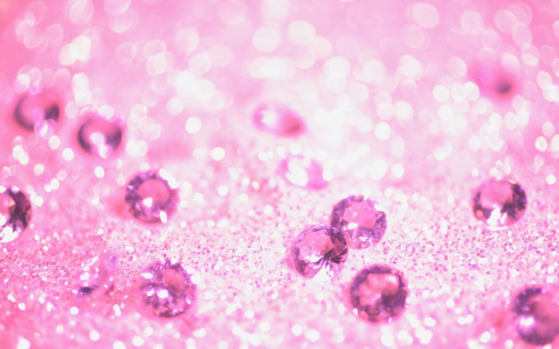 A beautiful pink background with diamonds - Diamond