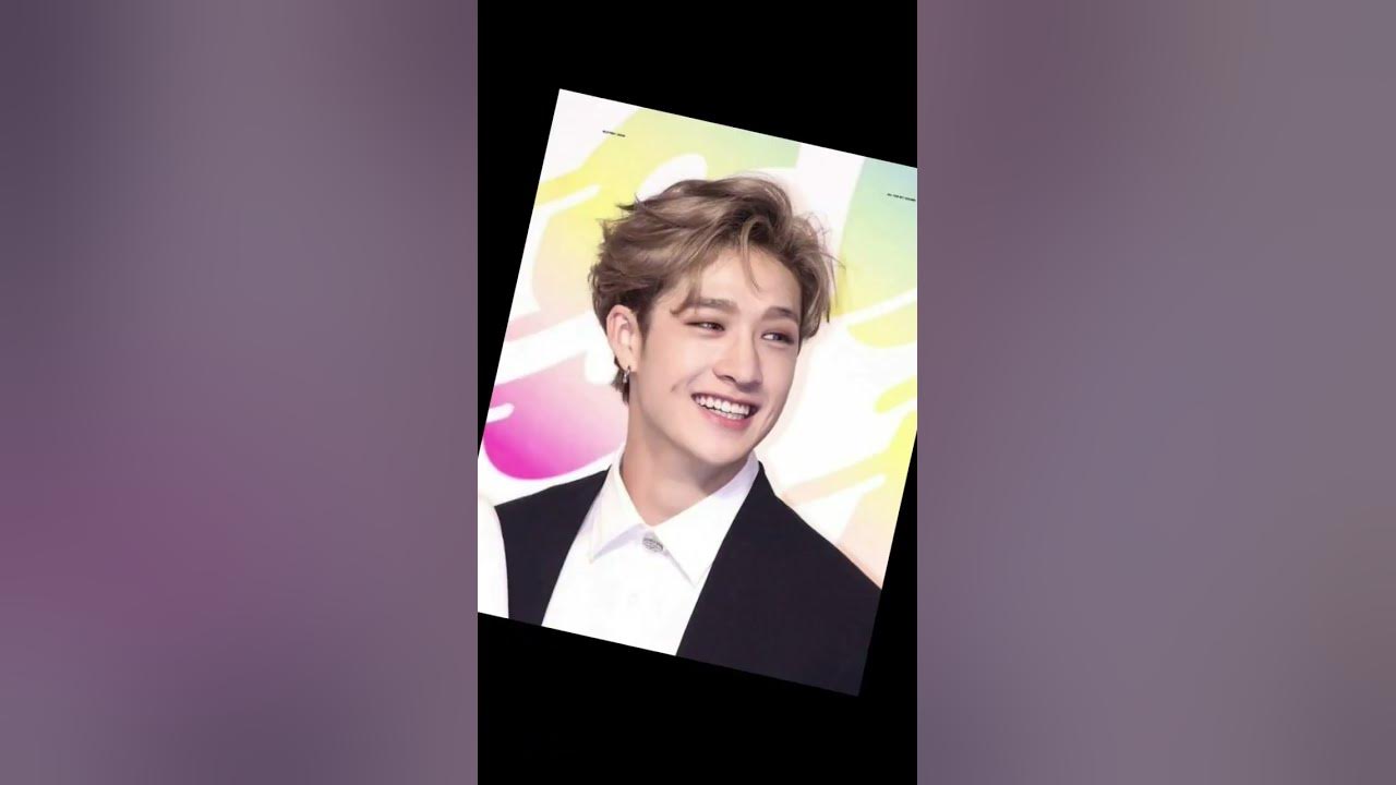 A photo of an image on the phone - Bang Chan