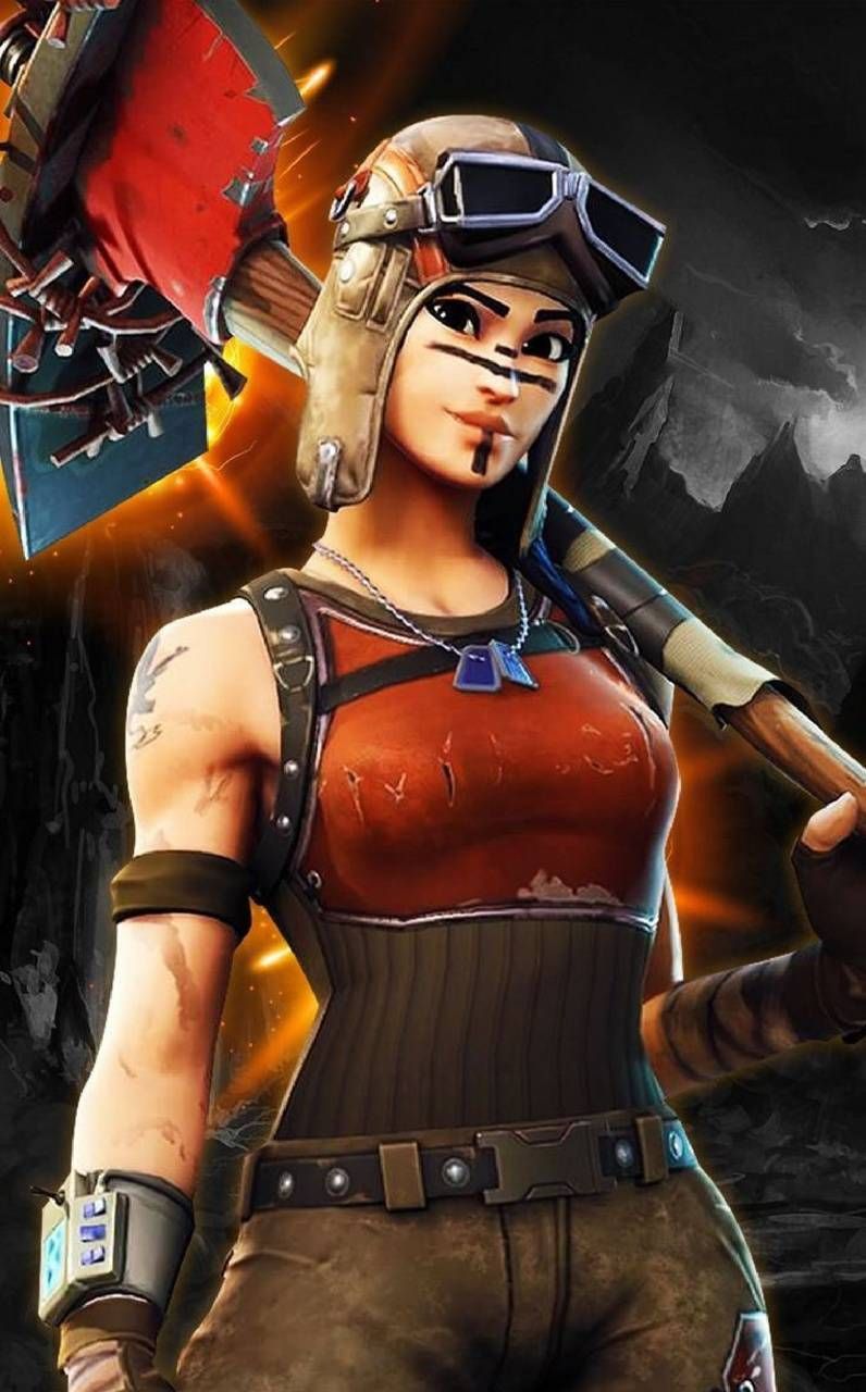 Fortnite character with a pickaxe - Fortnite