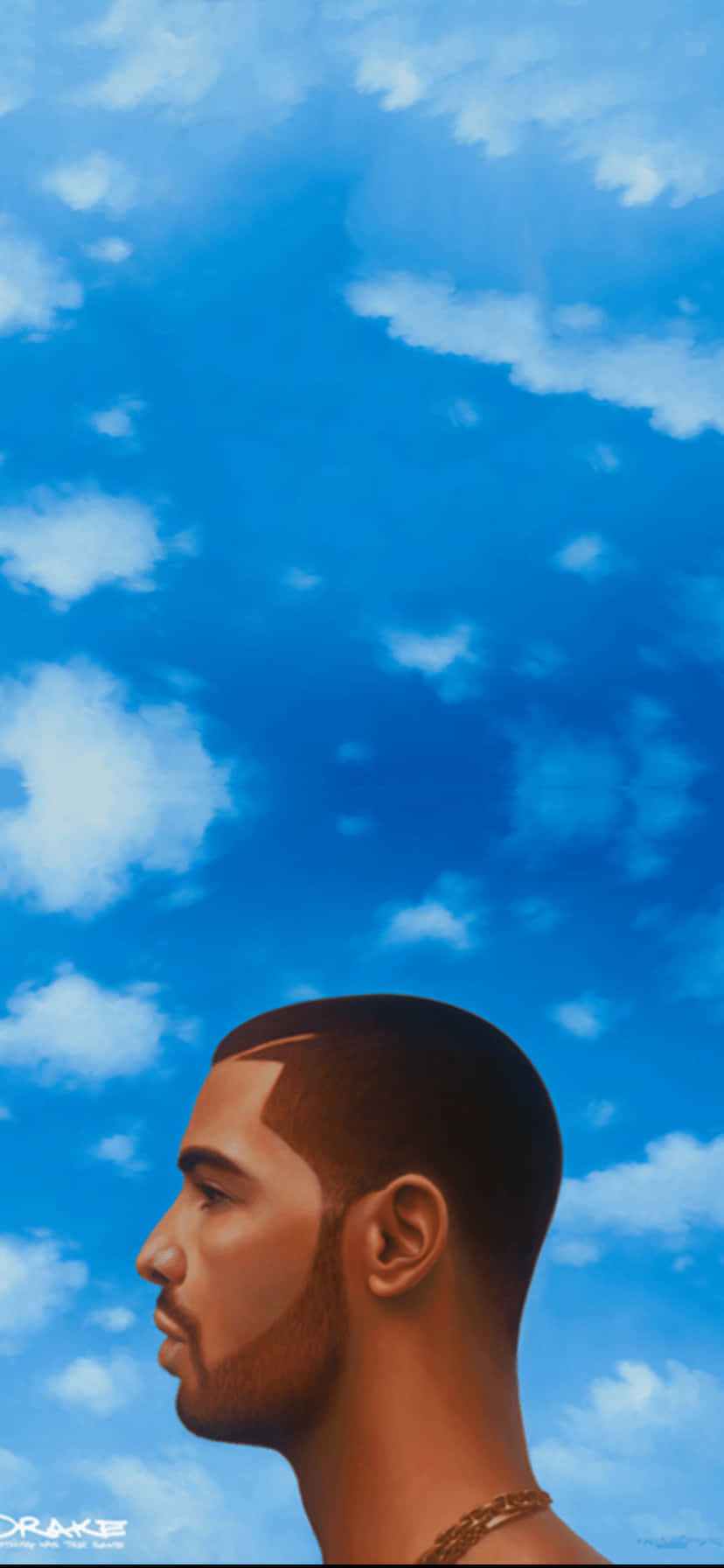 A man looking up at the sky - Drake