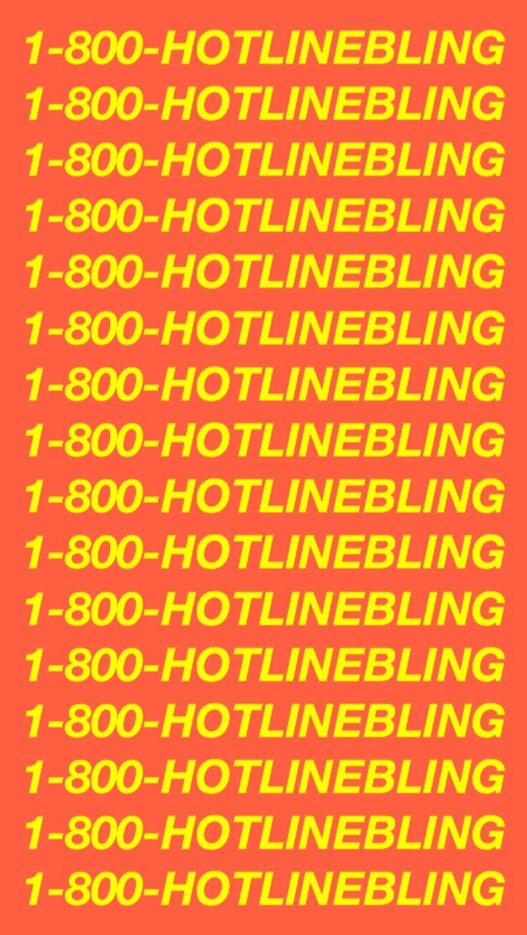 Drake Hotline Bling Wallpaper / iPhone HD Wallpaper Background Download (png / jpg)