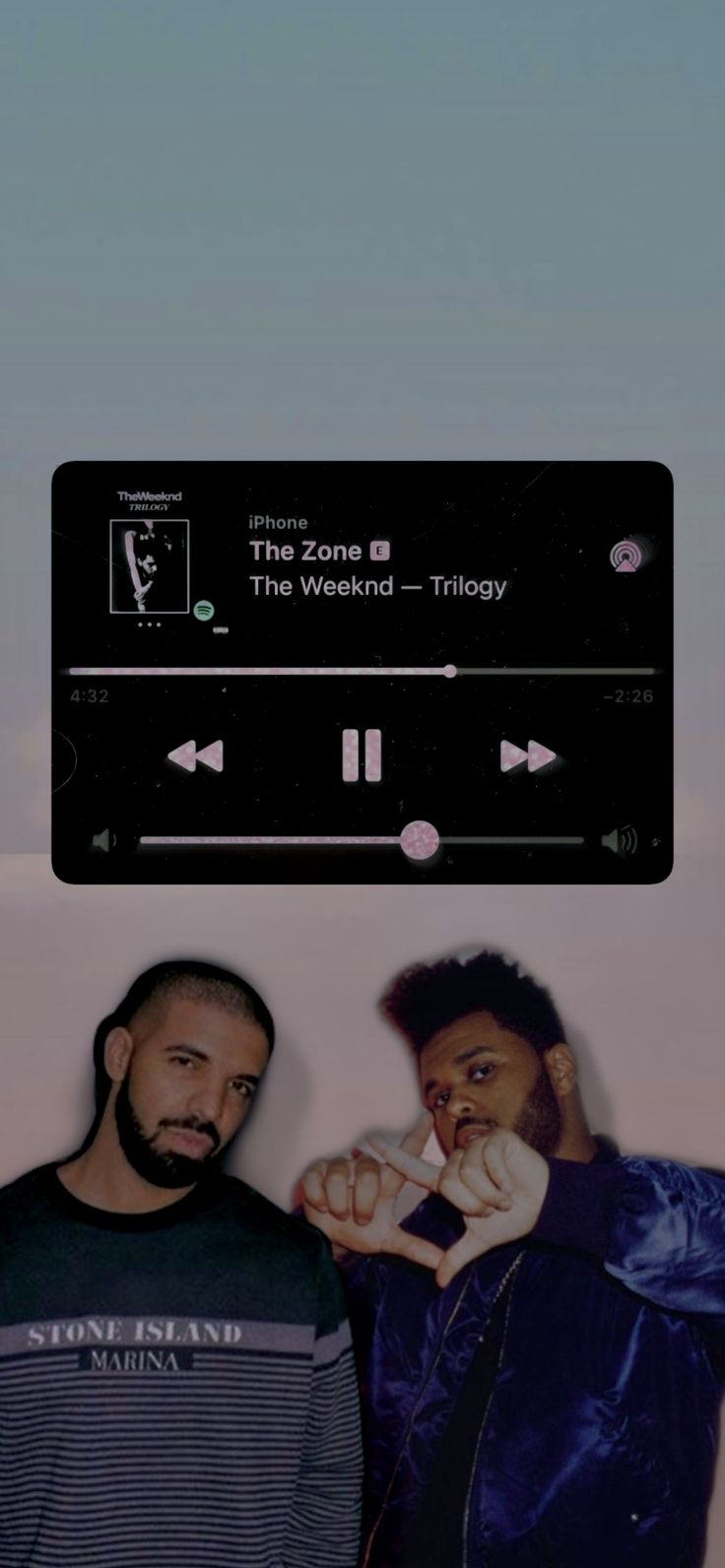 the weeknd and drake lock screen. The weeknd, The weeknd trilogy, Drake