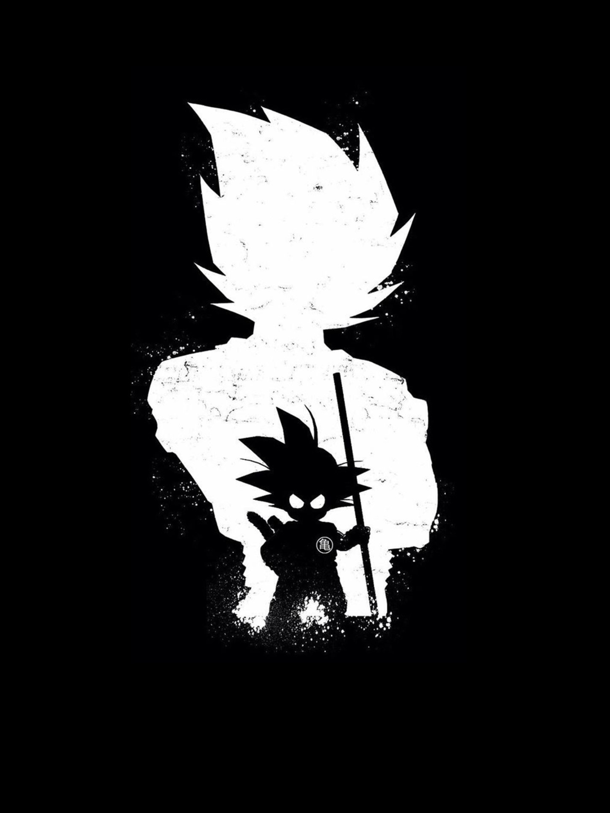 Goku Anime Dark Black 2048x2732 Resolution Wallpaper, HD Anime 4K Wallpaper, Image, Photo and Background