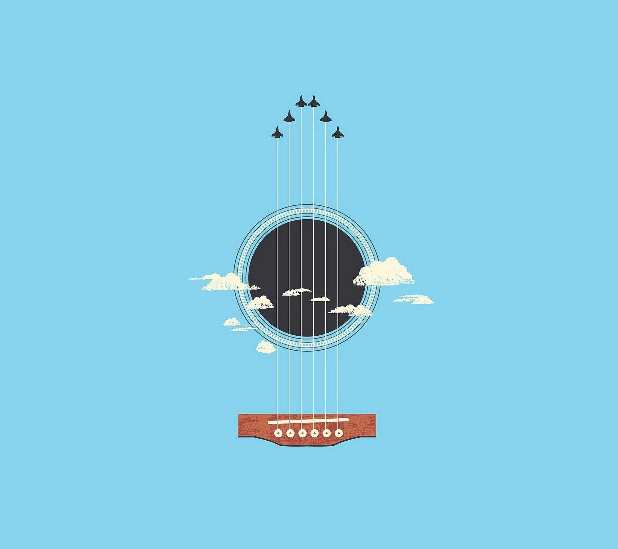 Minimalist Guitar Wallpaper Free Minimalist Guitar Background