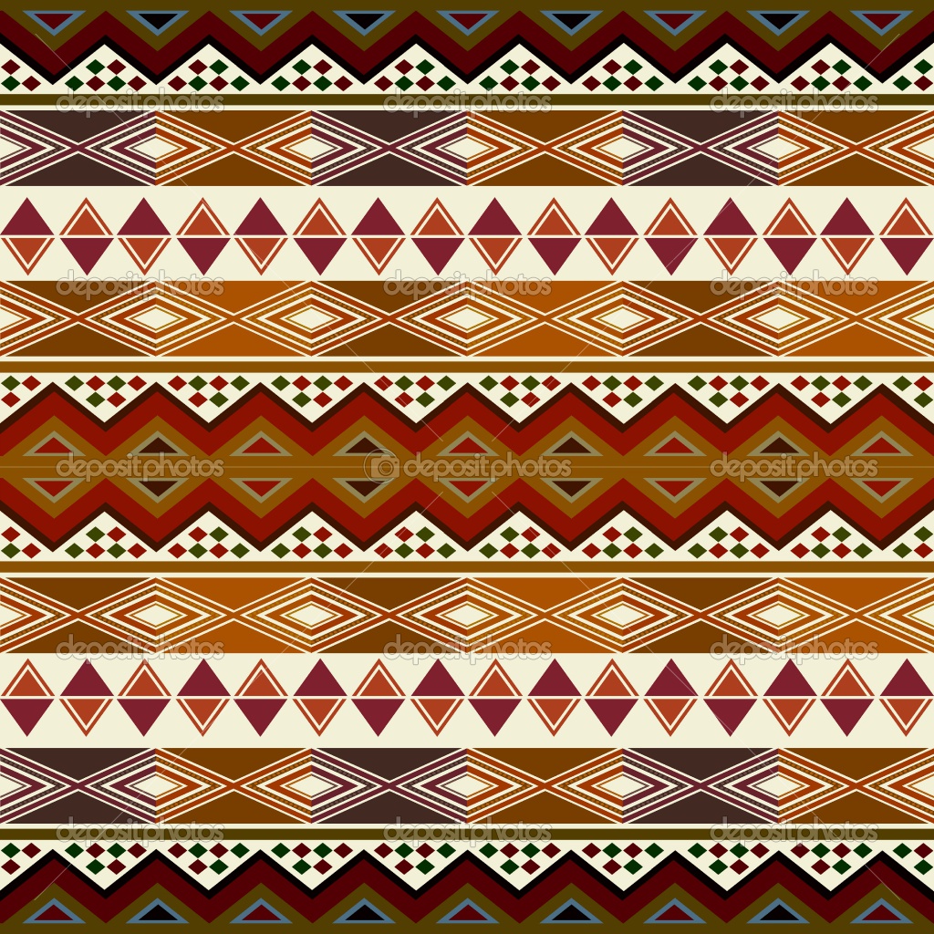 Seamless ethnic pattern in brown colors.<ref> This image</ref><box>(5,5),(995,991)</box> is a vector illustration - Western