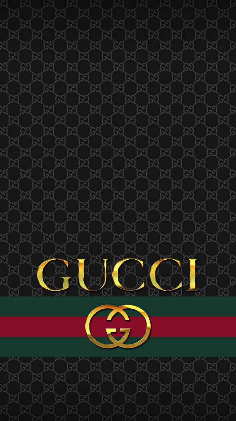 The gucci logo on a black background - Gucci