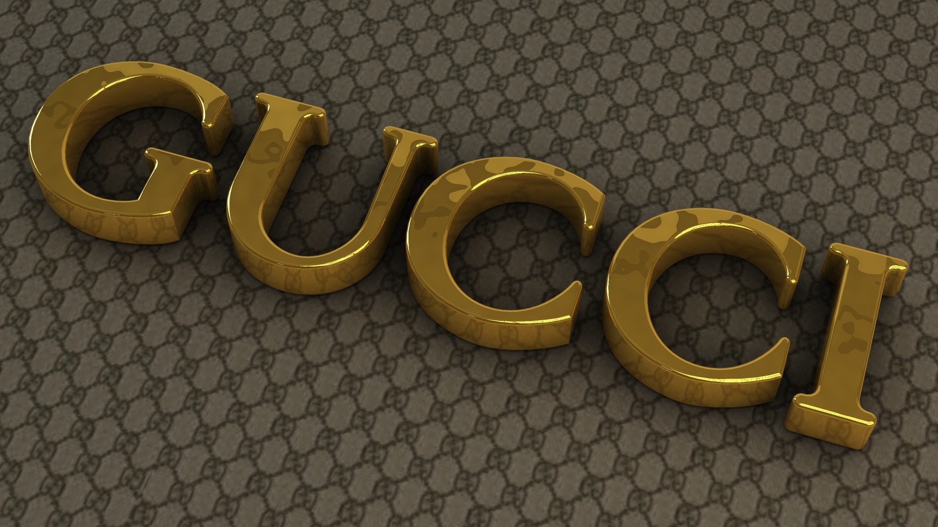 Gucci logo in 3d - Gucci