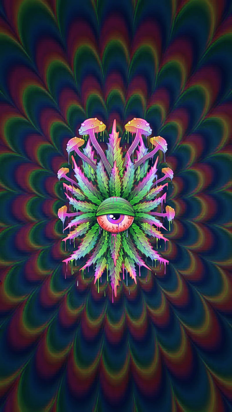 HD trippy eye wallpaper