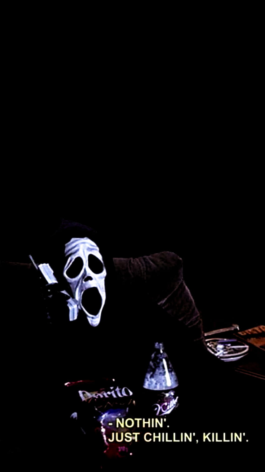 A poster of the movie scream - Grunge