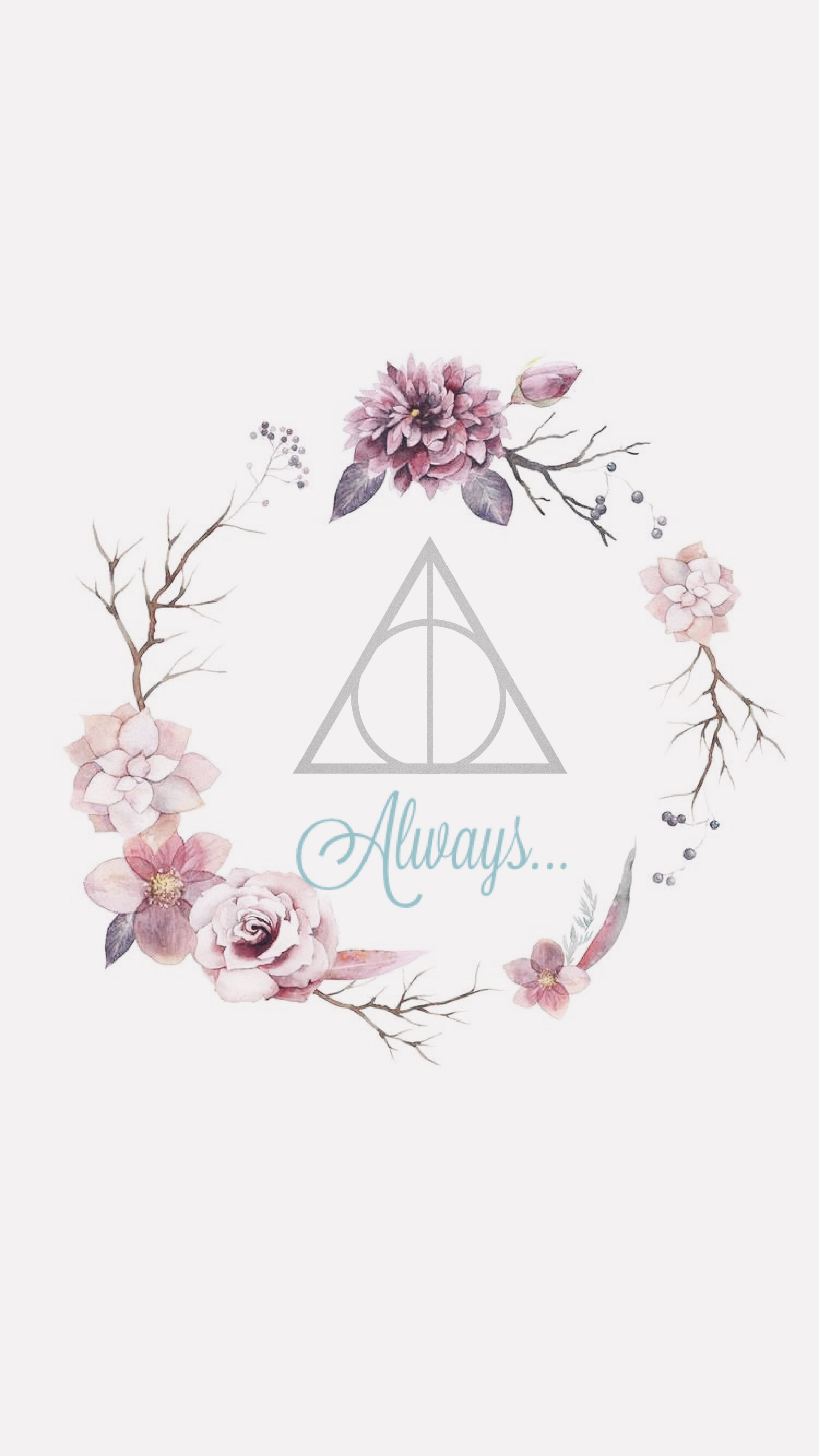 Always floral Harry Potter wallpaper. - Harry Potter