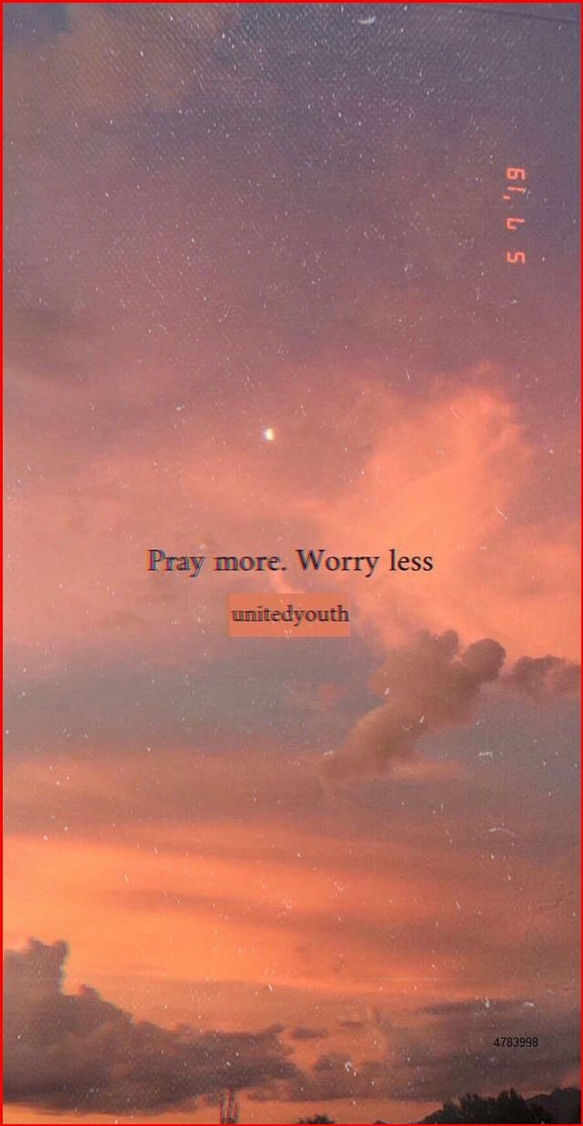 A poster that says pray more worried less - Jesus