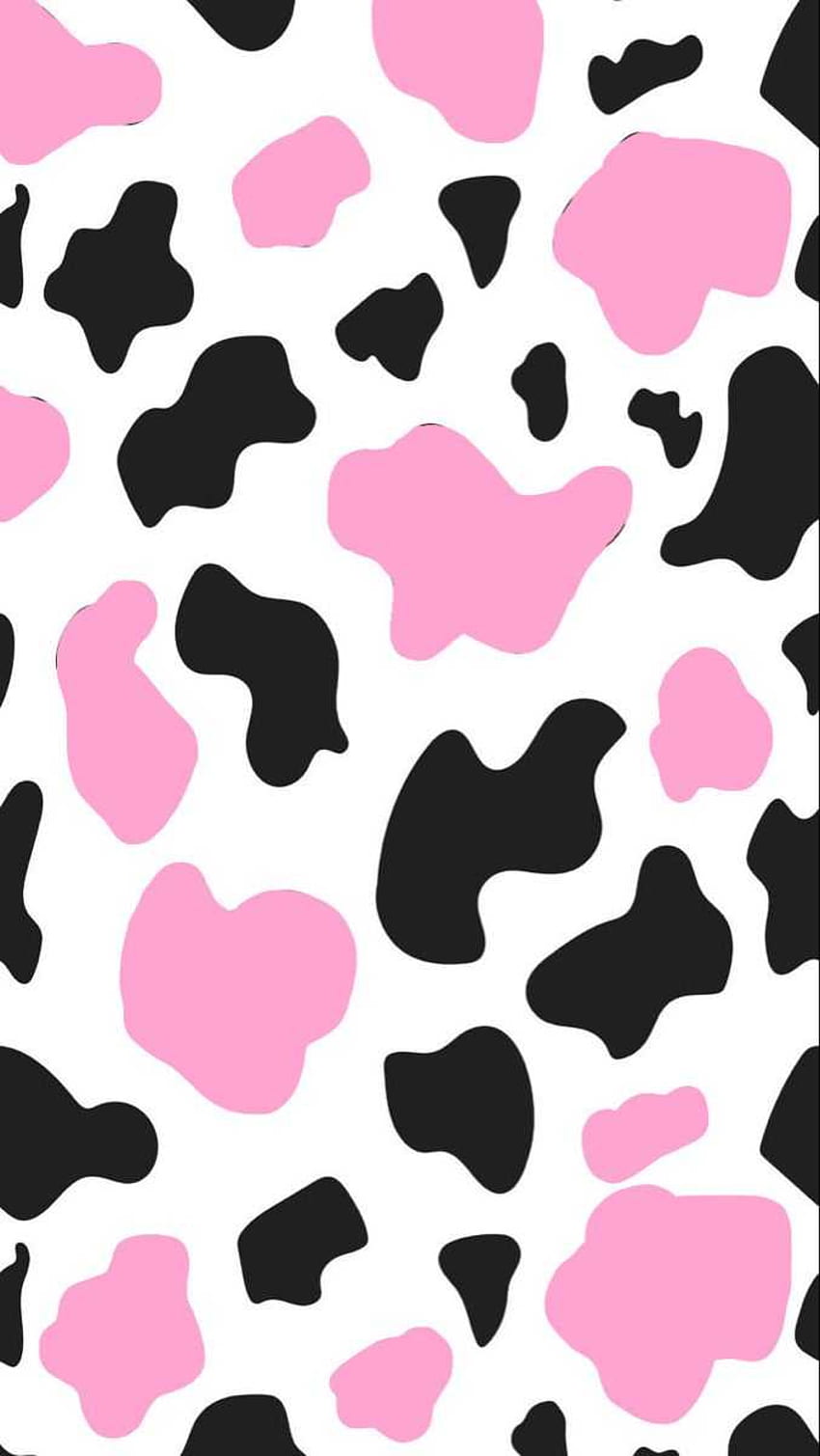 Aesthetic cow pink HD wallpaper
