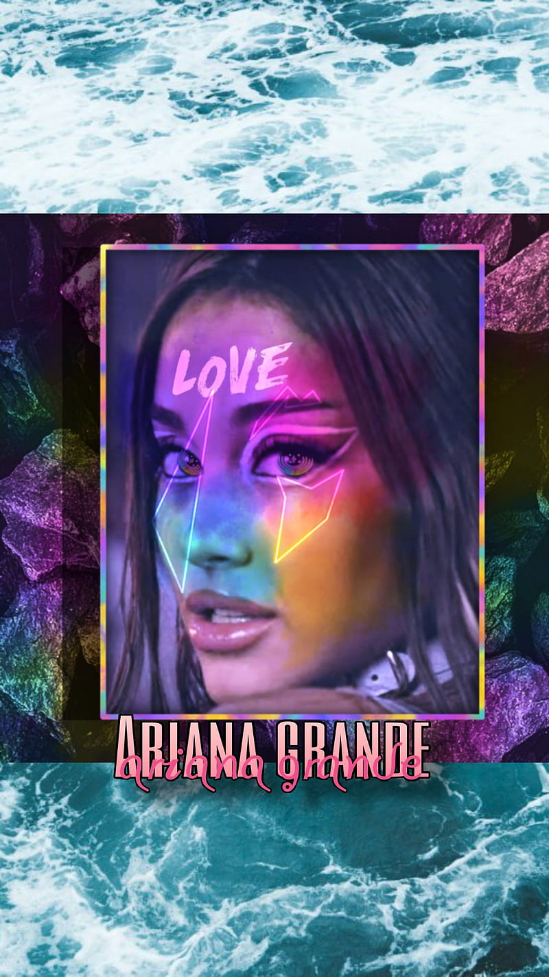 Ariana Grande, aesthetic, arianagrande, art, artsy, cute, moony, pastel, pretty, HD phone wallpaper