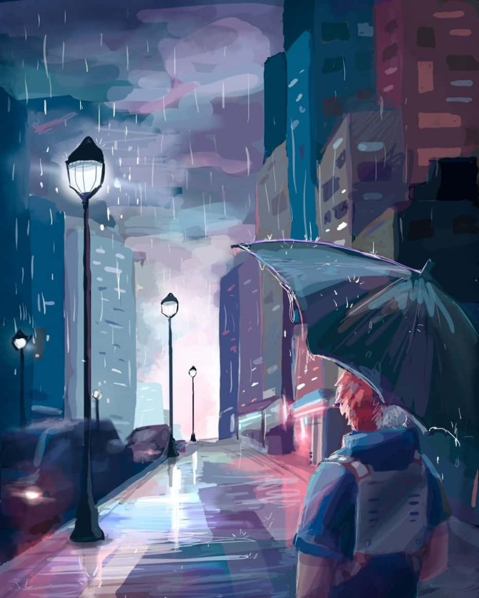 Download Aesthetic Rain Wallpaper