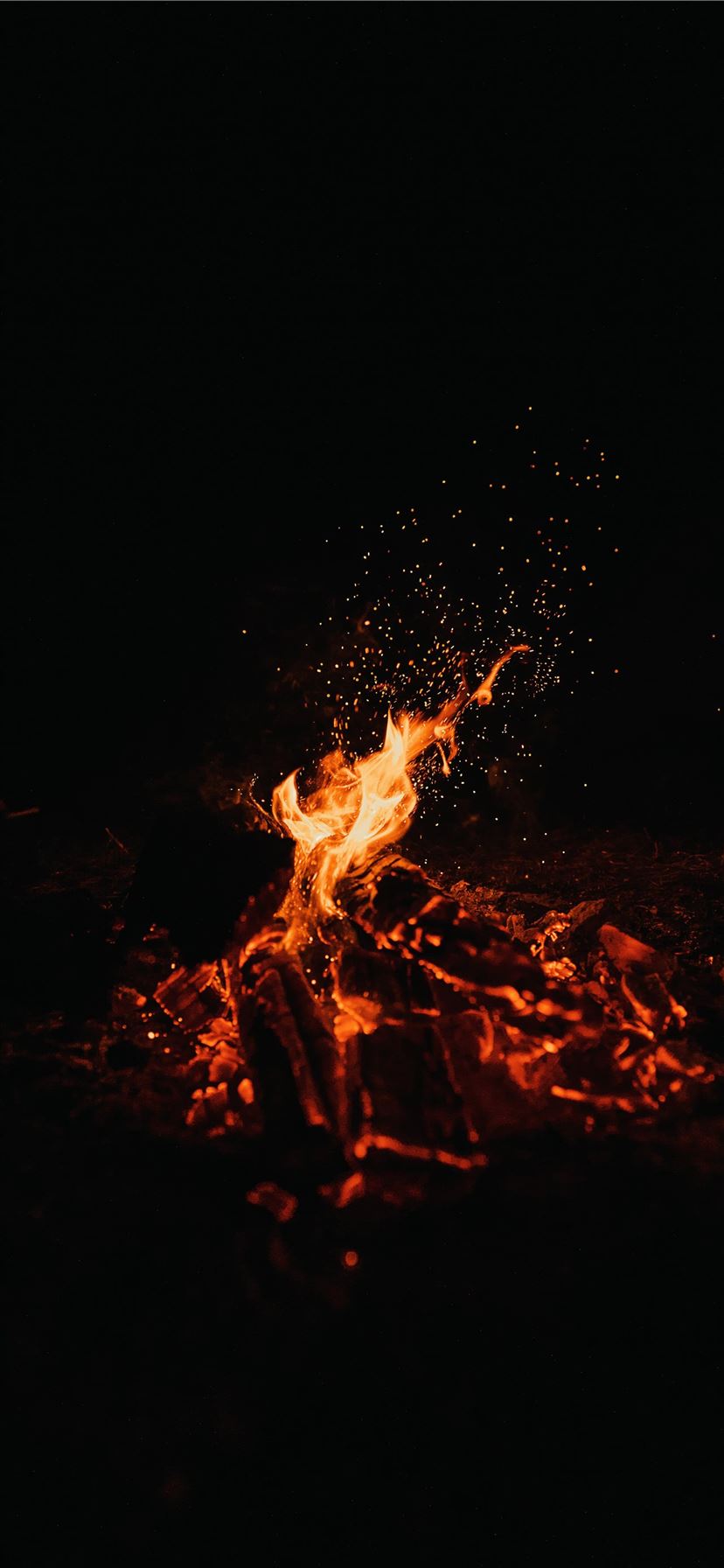 A fire burning in the night - Fire