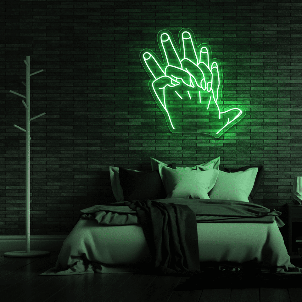 HOLDING HANDS -LED NEON SIGN