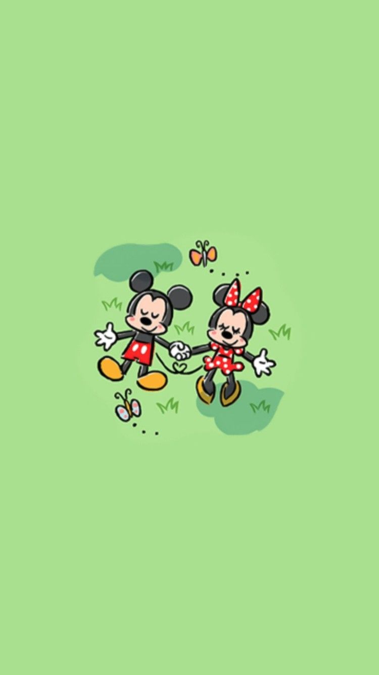 Mickey Mouse Disney Aesthetic Wallpaper : Mickey Mouse & Minnie Mouse Wallpaper