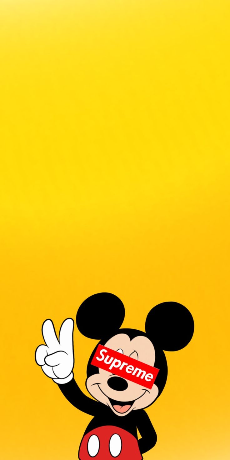 Mickey mouse supreme wallpaper - Mickey Mouse, Supreme