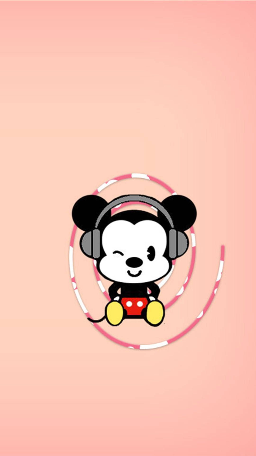 Download Cute Version Mickey Mouse iPhone Wallpaper