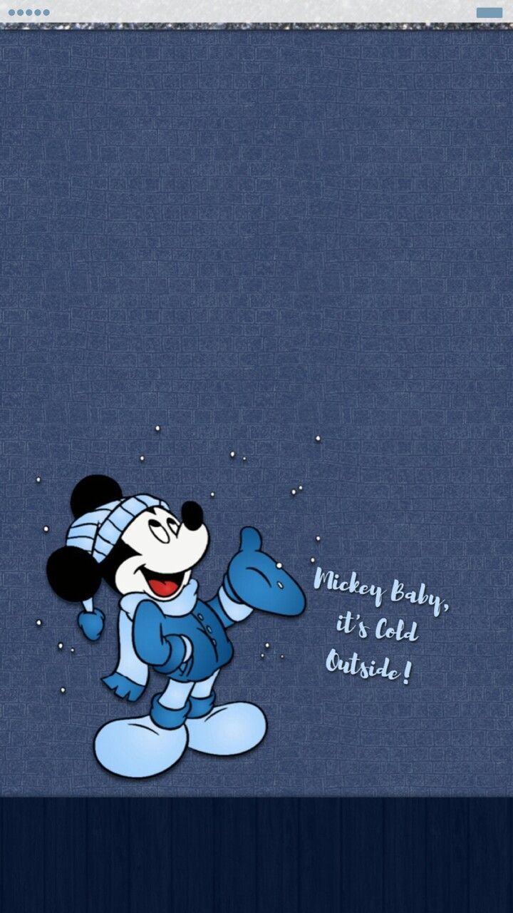 Mickey Mouse Christmas Aesthetic Wallpaper