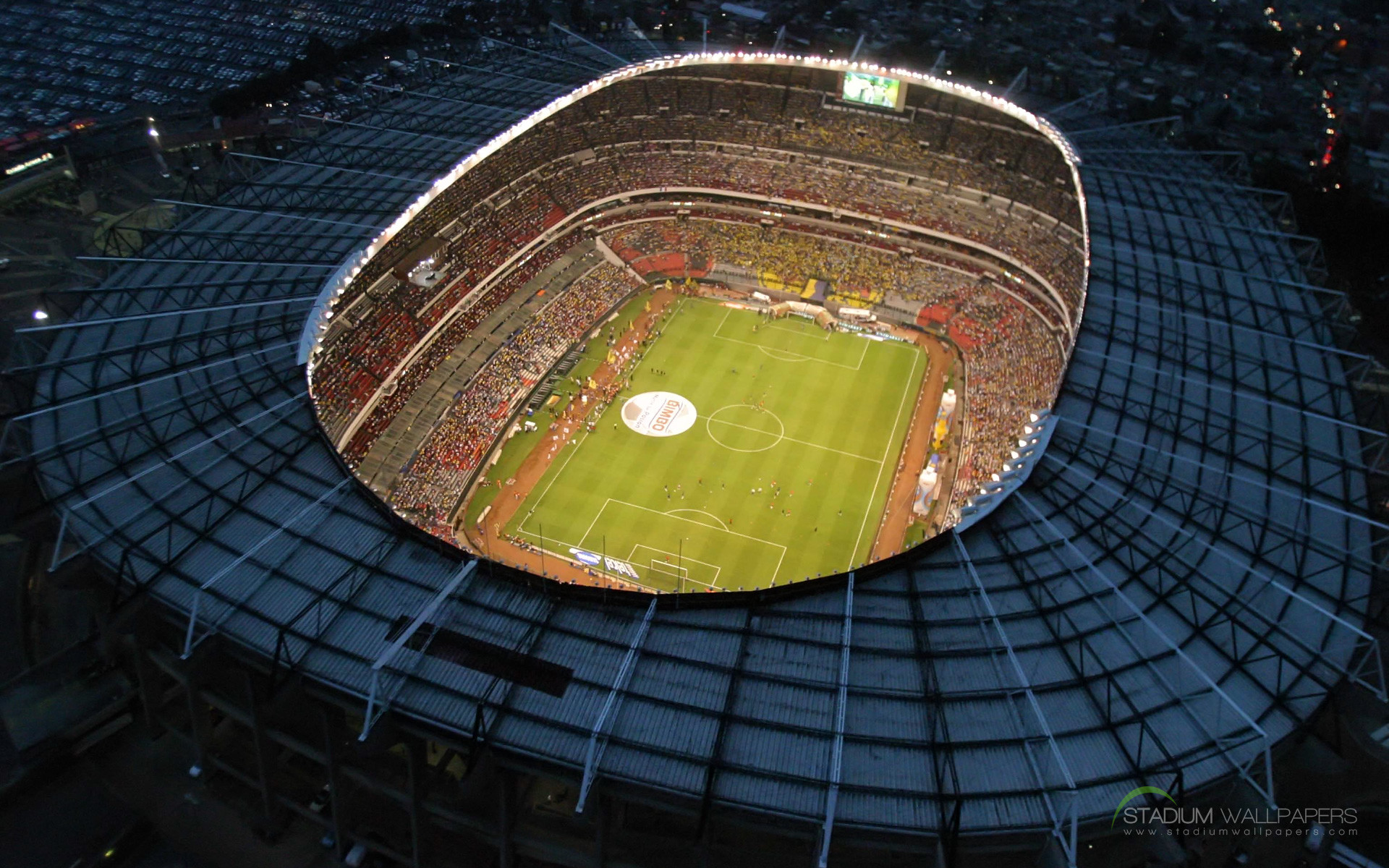 Estadio Azteca Mexico HD Widescreen Wallpaper Â· Soccer StadiumFootball