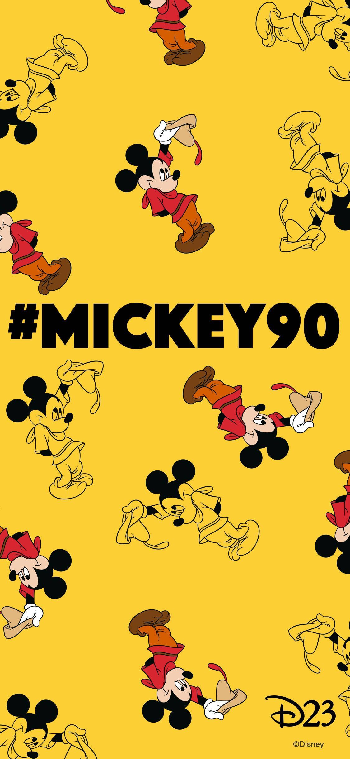 Download Mickey Mouse Disney Yellow Aesthetic Wallpaper