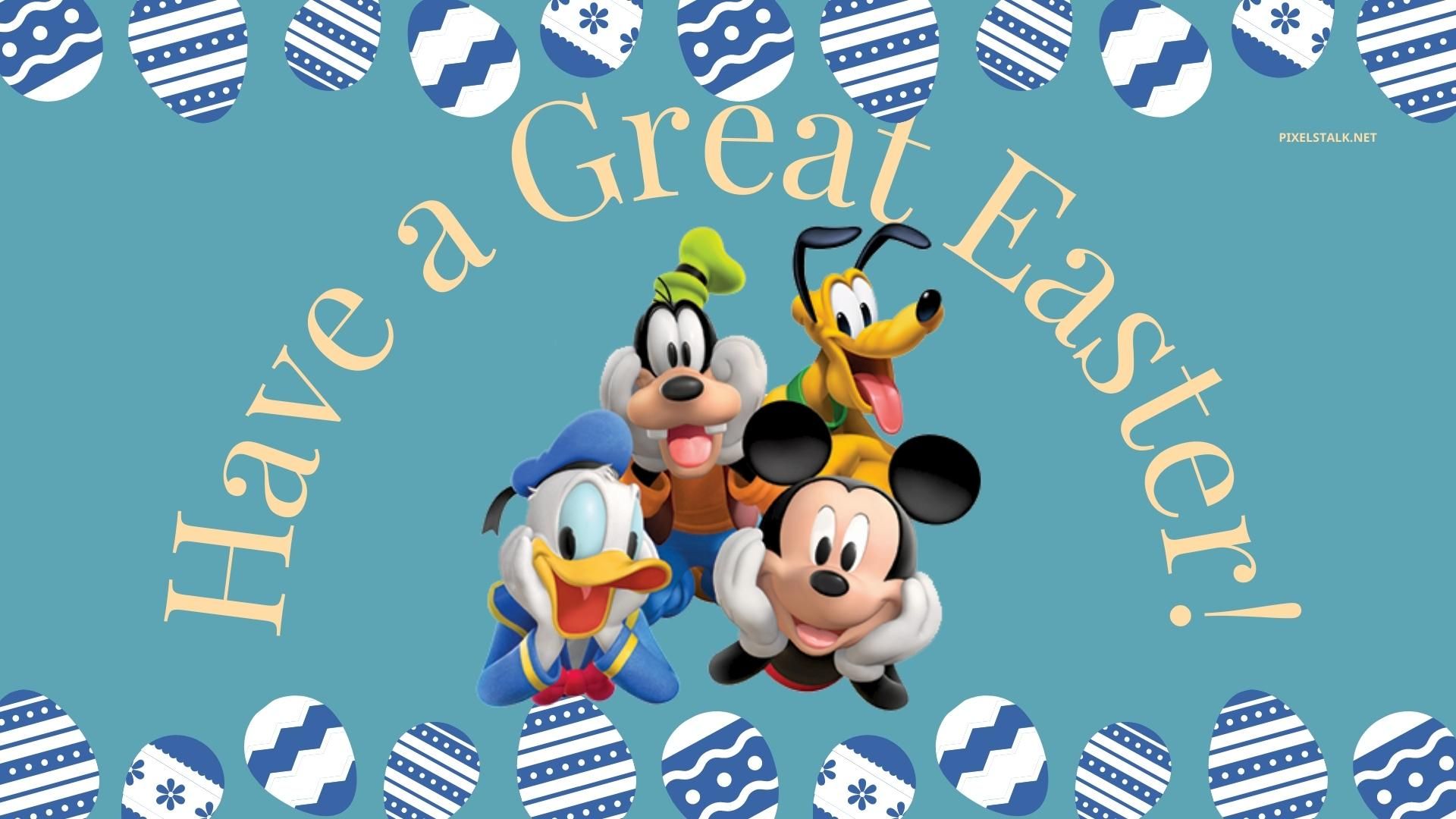 Free Mickey Mouse Easter Wallpaper HD