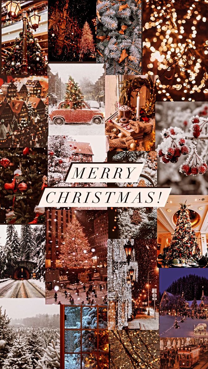 Collage- Merry Christmas!. Fond d'écran téléphone noël, Photo noel, Fond ecran noel