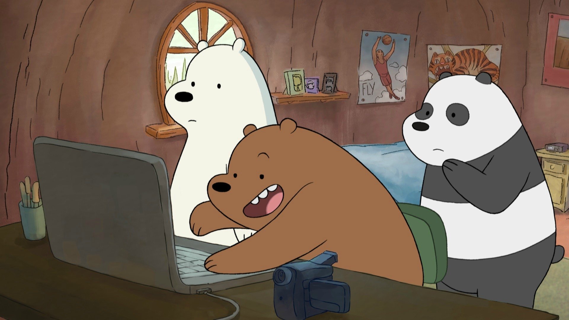 We Bare Bears is a show about three bears who live in a treehouse. - We Bare Bears